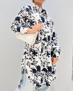 Black Flora Shirt